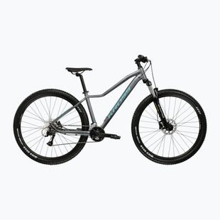 Women's mountain bike KROSS Lea 4.0 W 27.5 grey/turquoise/shine