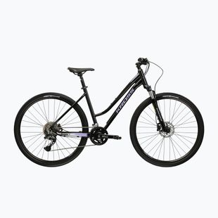 Women's cross bike KROSS Evado 7.0 W black/purple