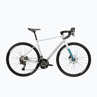 Road bike KROSS Alta 2.0 silver/turquoise/shine