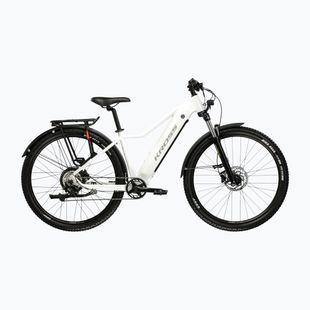 Women's electric bike KROSS Influx Hyb 5.0 W 27.5 el. 800 Wh silver/blue/shine