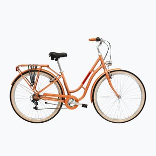 Women's city bike KROSS Sentio Classic W copper/brown/matte