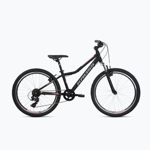 Children's bike KROSS Lea Jr 1.0 W black/silver/shine