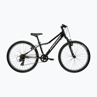 Children's bike KROSS Lea Jr 1.0 W black/silver/shine