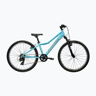 Children's bike KROSS Hexagon Jr 24 turquoise/orange/matte/shine