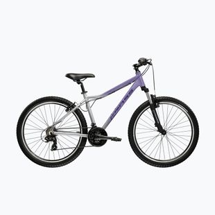 Women's mountain bike KROSS Lea X100 purple/silver/mat