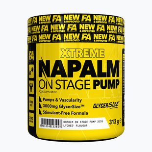 Pre-workout supplement Fitness Authority Napalm On Stage Pump 313 g mango/lemon