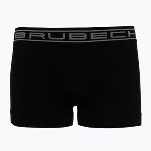 Men's thermal boxer briefs Brubeck Comfort Cotton black