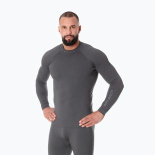 Men's thermal sweatshirt Brubeck Extreme Thermo dark grey