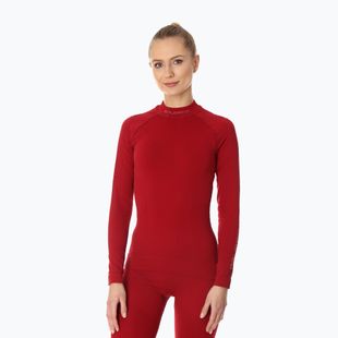 Women's thermal top Brubeck Extreme Thermo burgundy