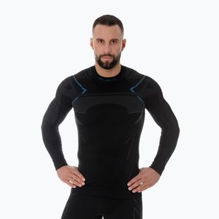 Men's thermal active sweatshirt Brubeck Thermo black/blue