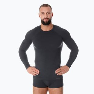Men's thermal top Brubeck Merino Active Wool graphite