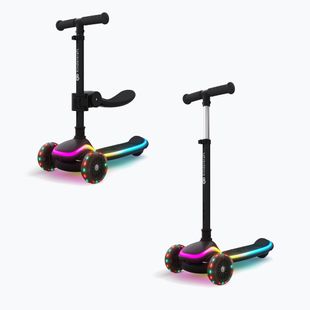 Children's three-wheeled scooter Kinderkraft Raket Up black