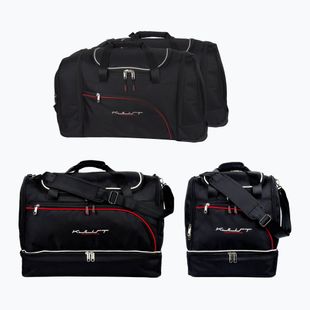 KJUST Nissan Qashqai 2007 - 2013 luggage compartment bag set 4 pcs black.