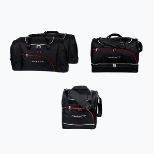 KJUST Nissan Leaf Electric 2017+ 4 luggage bag set black.