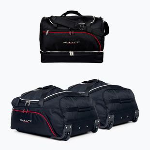 Trunk bag set KJUST Porsche Panamera 2016+ 4 pcs. czrany