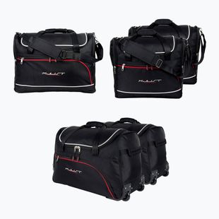 Trunk bag set KJUST Porsche Taycan Turismo 2021+ 5 pcs. black