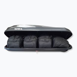 KJUST Menabo Mania 460 roof box bag set 4 pcs. black