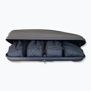 KJUST Interpack Traxer 5.6 roof box bag set 4 pcs. black