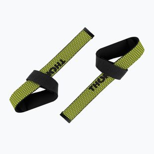 Weightlifting straps THORN FIT Lifting Straps Anti-Slip army green
