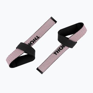 Weightlifting straps THORN FIT Lifting Straps Anti-Slip pink