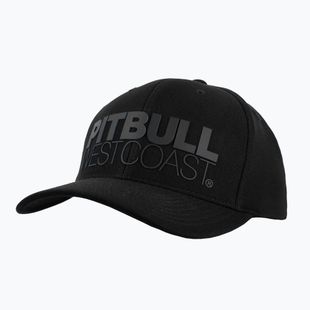 Pitbull Snapback Seascape black/red print baseball cap