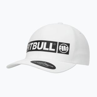 Pitbull Snapback cap ,,Hilltop" Stretch Fitted white