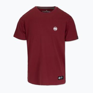 Men's T-shirt Pitbull Small Logo burgundy