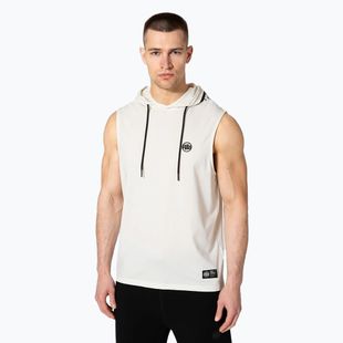 Men's tank top Pitbull Mercado Hilltop Hooded Sleeveless white