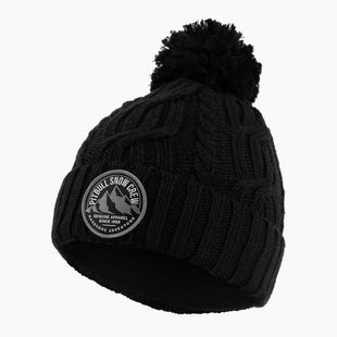 Men's winter beanie Pitbull Beanie Snow Crew black