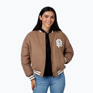 Pitbull Buena Quilted Varsity brown women's jacket