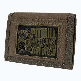 Pitbull Blood Dog Canvas olive men's wallet