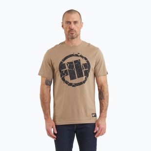 Men's T-shirt Pitbull Scratch dark sand