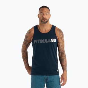 Pitbull Dog 89 dark navy men's tank top