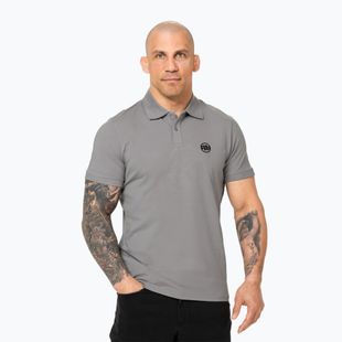 Men's Pitbull Polo Jersey Small Logo grey