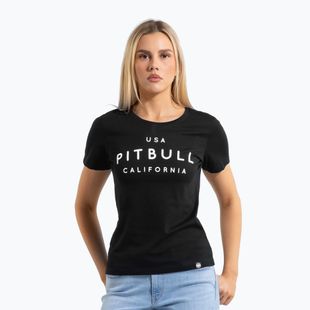 Women's T-shirt Pitbull Usa Cal black