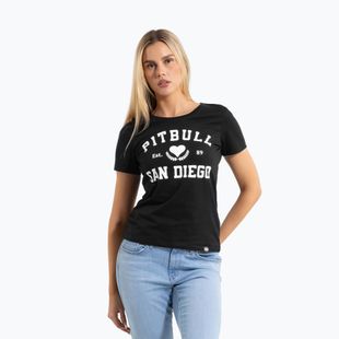 Women's T-shirt Pitbull Love PB black