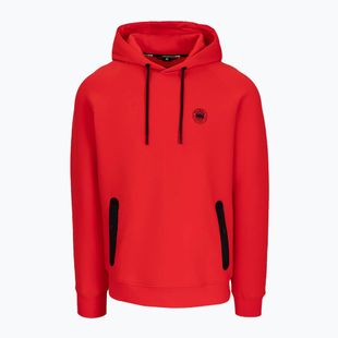 Men's Pitbull Dogwood Hooded Sweatshirt fluo/red