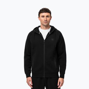 Men's sweatshirt Pitbull Dogwood Hooded Zip Sweatshirt black
