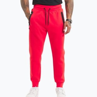 Pitbull men's Dogwood Track Pants fluo/red