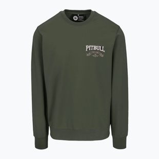 Men's Pitbull Troublemaker Crewneck Sweatshirt old green