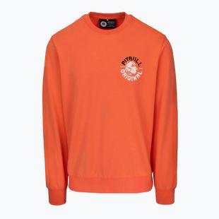 Men's Pitbull Dog Sd Crewneck Sweatshirt bright salmon