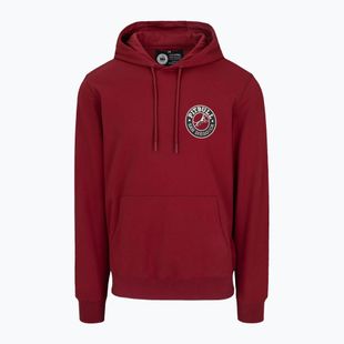 Men's Pitbull San Diego Ca Hooded Sweatshirt burgundy