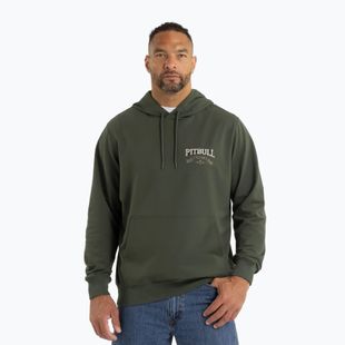 Men's Pitbull Troublemaker Hooded Sweatshirt old green