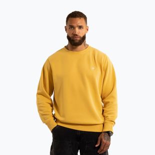 Men's sweatshirt Pitbull Lancaster 2 Crewneck Sweatshirt washed yellow