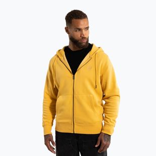 Men's sweatshirt Pitbull Lancaster 2 Hooded Zip Sweatshirt washed yellow