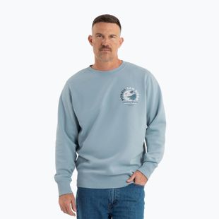 Men's sweatshirt Pitbull Planet Surf Crewneck Sweatshirt light blue