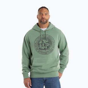 Men's sweatshirt Pitbull Vintage Bjj Hooded Sweatshirt washed green