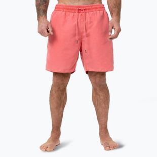 Men's Pitbull Balfour flame red swim shorts