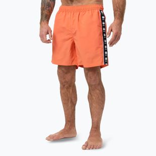 Men's Pitbull Blackmore bright salmon swim shorts