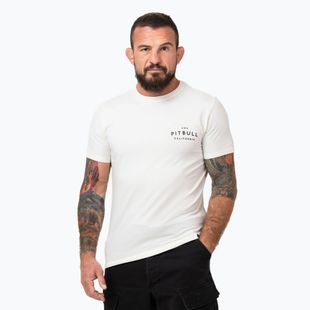 Pitbull USA men's t-shirt CAL off white